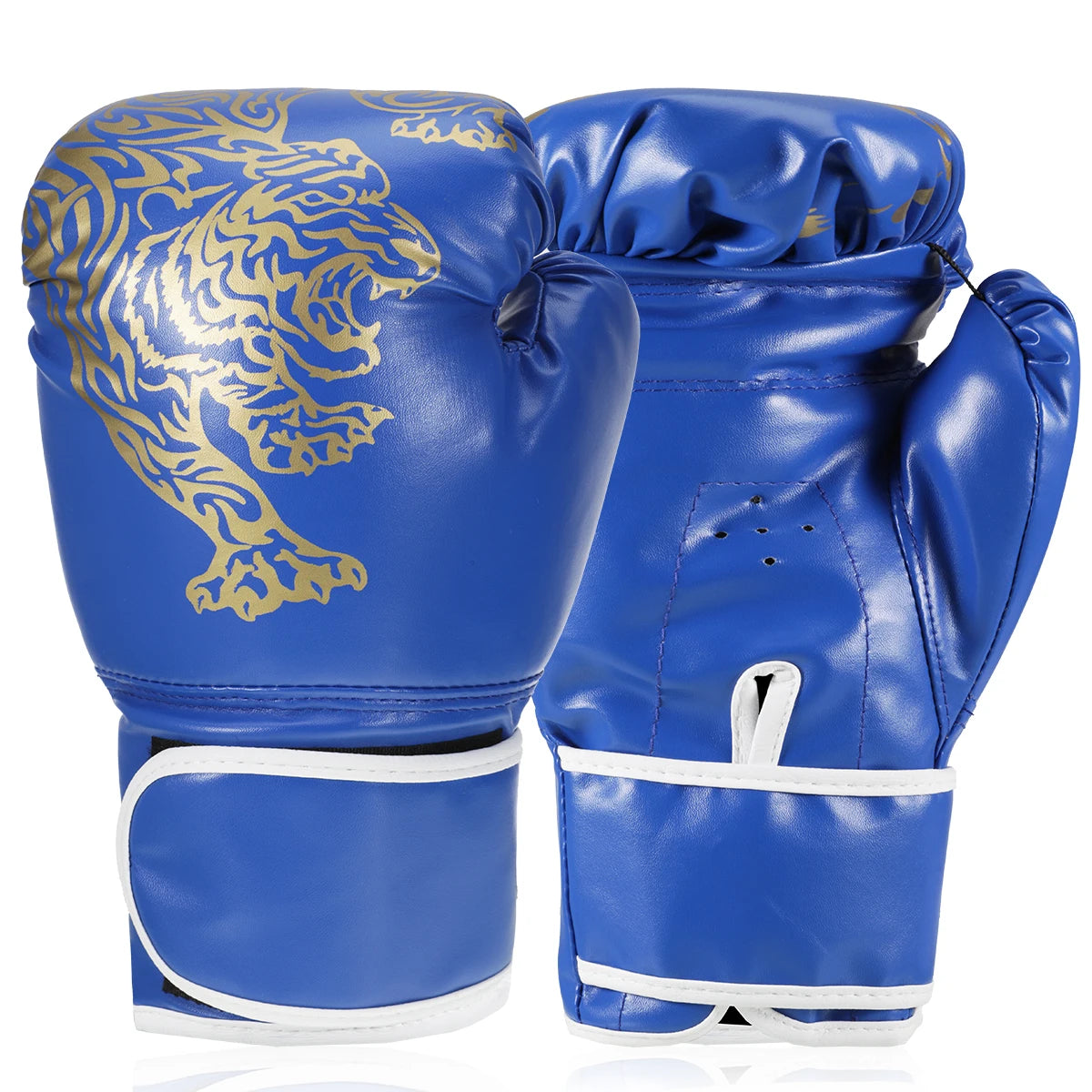 Elenxs Boxing Gloves Breathable PU Leather Training Gloves