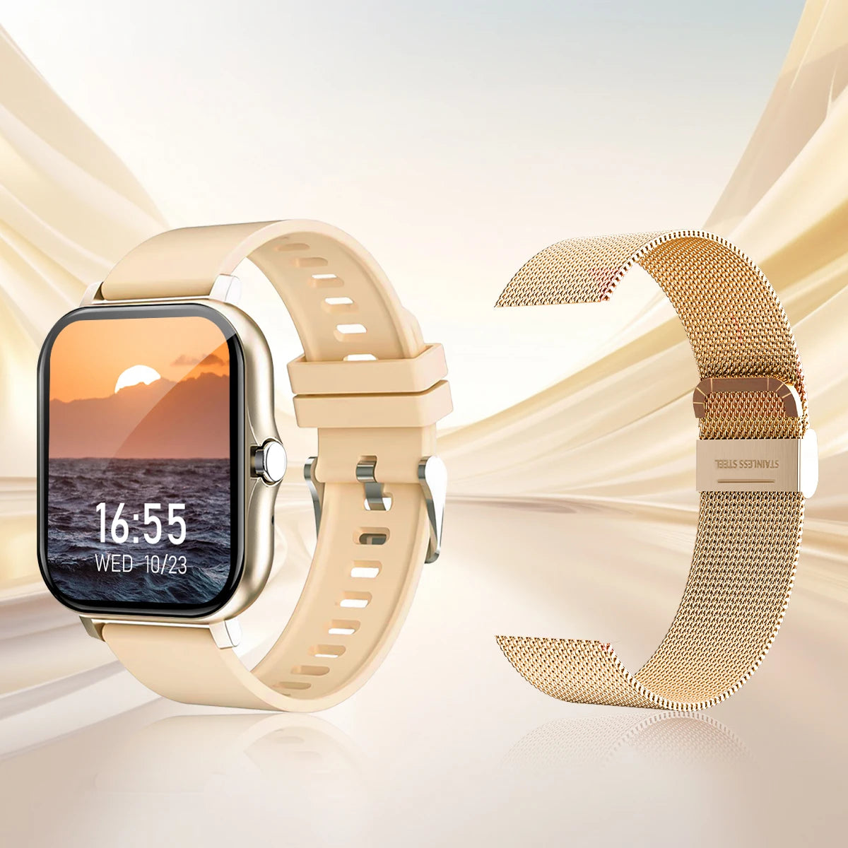 Smartwatch With Wireless Calling Dial And Fitness Monitoring