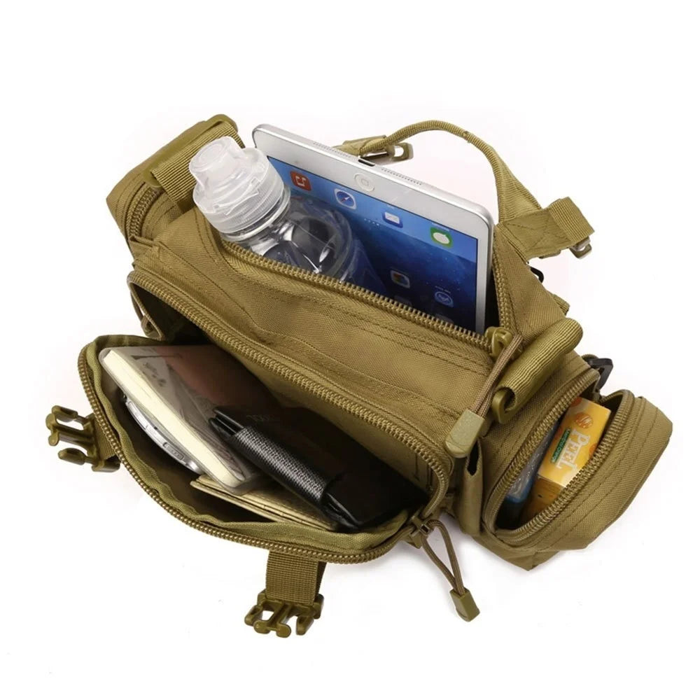 LEBATSION Outdoor Multifunctional Waist Bag Camouflage