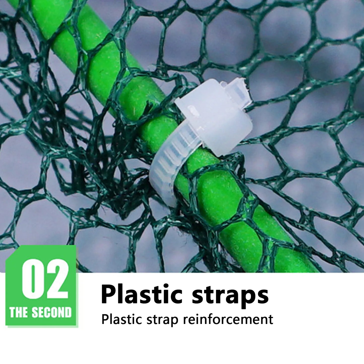 Compact Foldable Lobster Cage Fishing Trap Nylon Net Kit