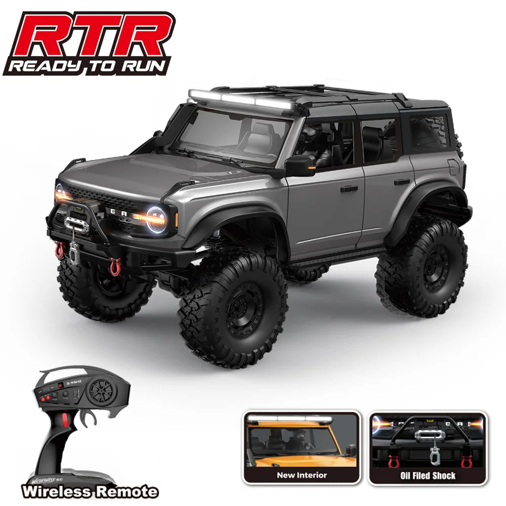 Jikefun HB R1001 One Tenth RC Crawler 4WD Ready To Go USA
