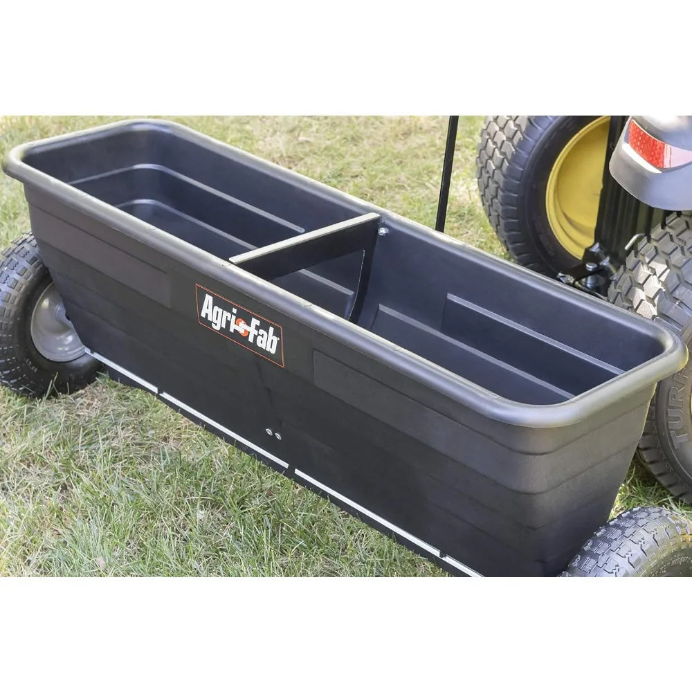 XMSJ Towable 175 Pounds Lawn And Garden Drop Spreader Pro