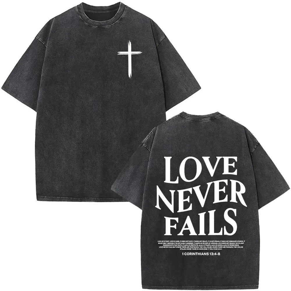 Jesus Faith Overcomes Fear Bible Christian Scripture Tee