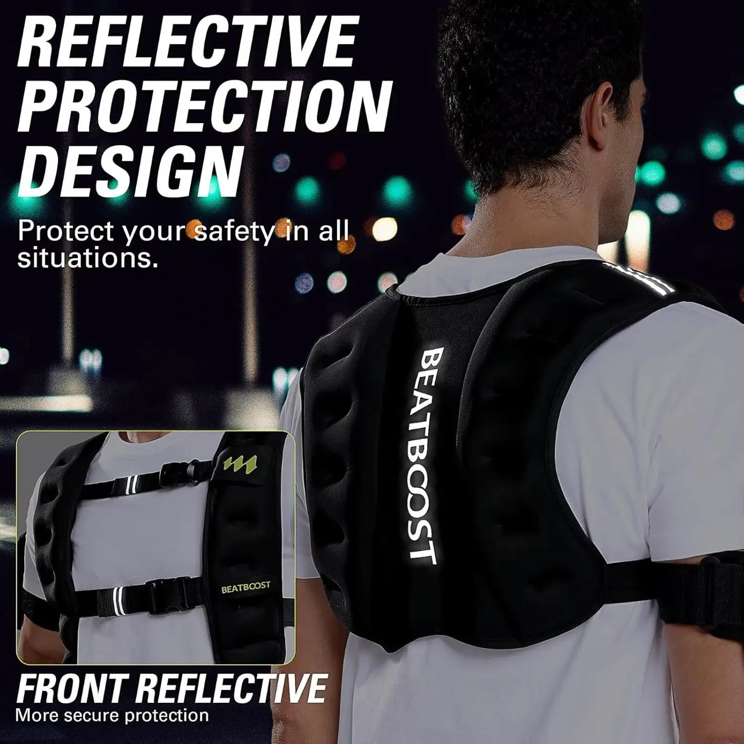 Weighted Vest For Men Women 10lb 40lb Strength Training