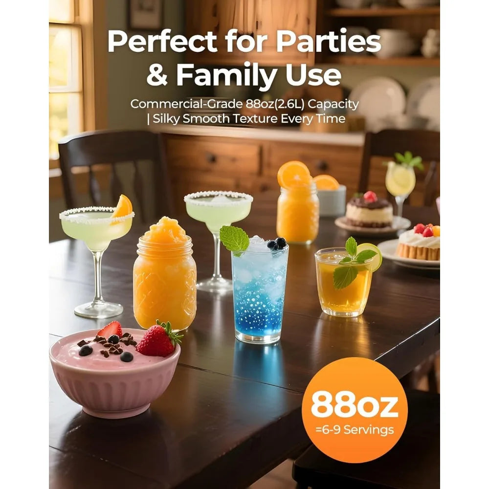 Slushie Machine Self Cleaning With 3 Preset Programs