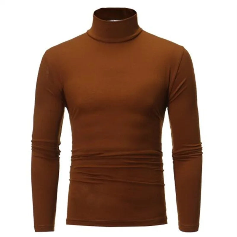 Thermal Underwear Top For Men Slim Fit Turtleneck Longsleeve
