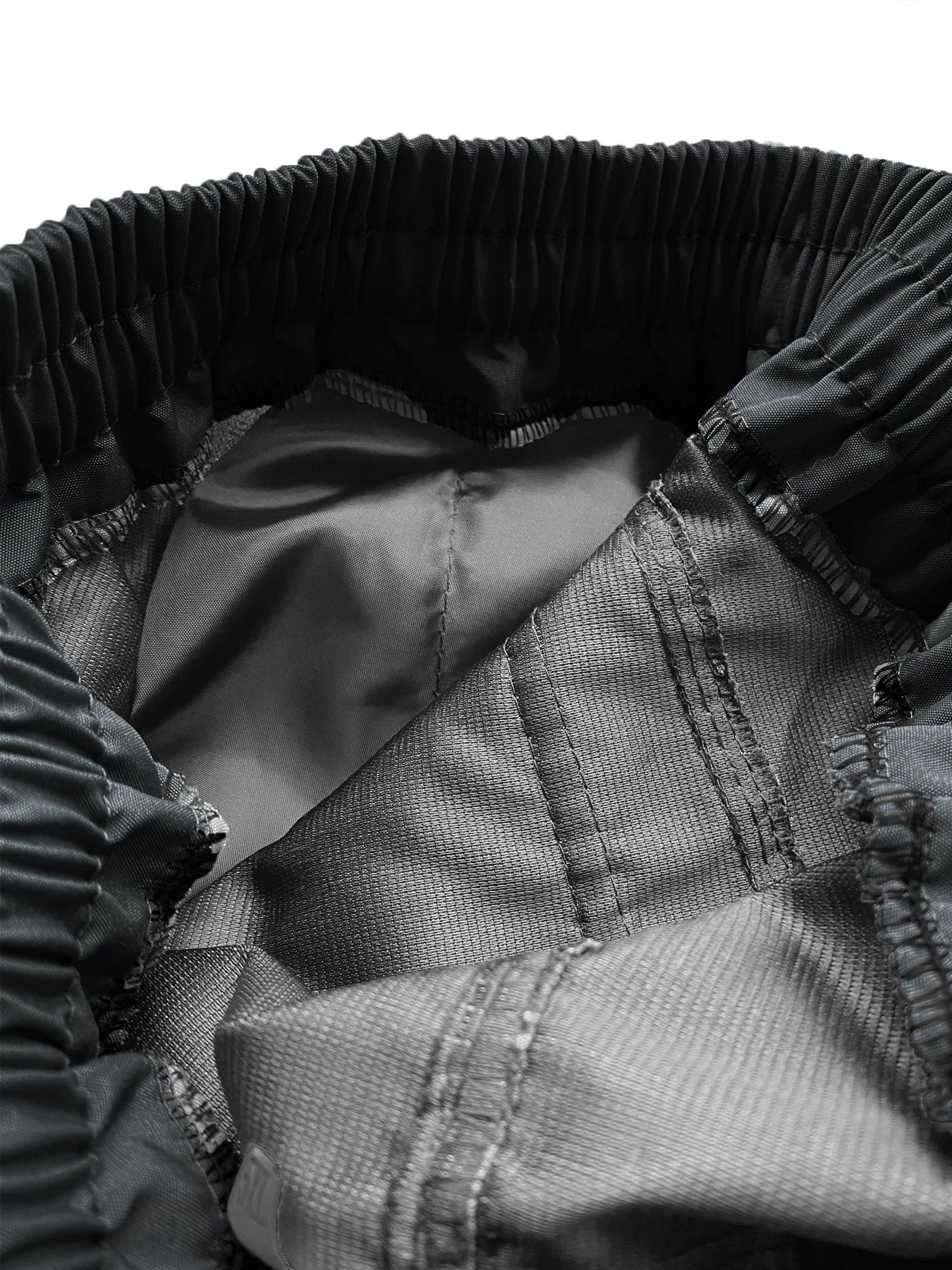 Mens Loose Fit Ankle Length Work Pants With Elastic Waist