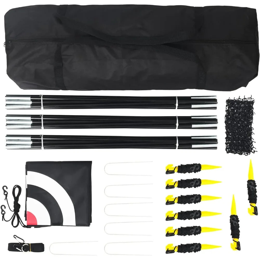 Pro 20ft Baseball Batting Cage Net Frame Backyard Training