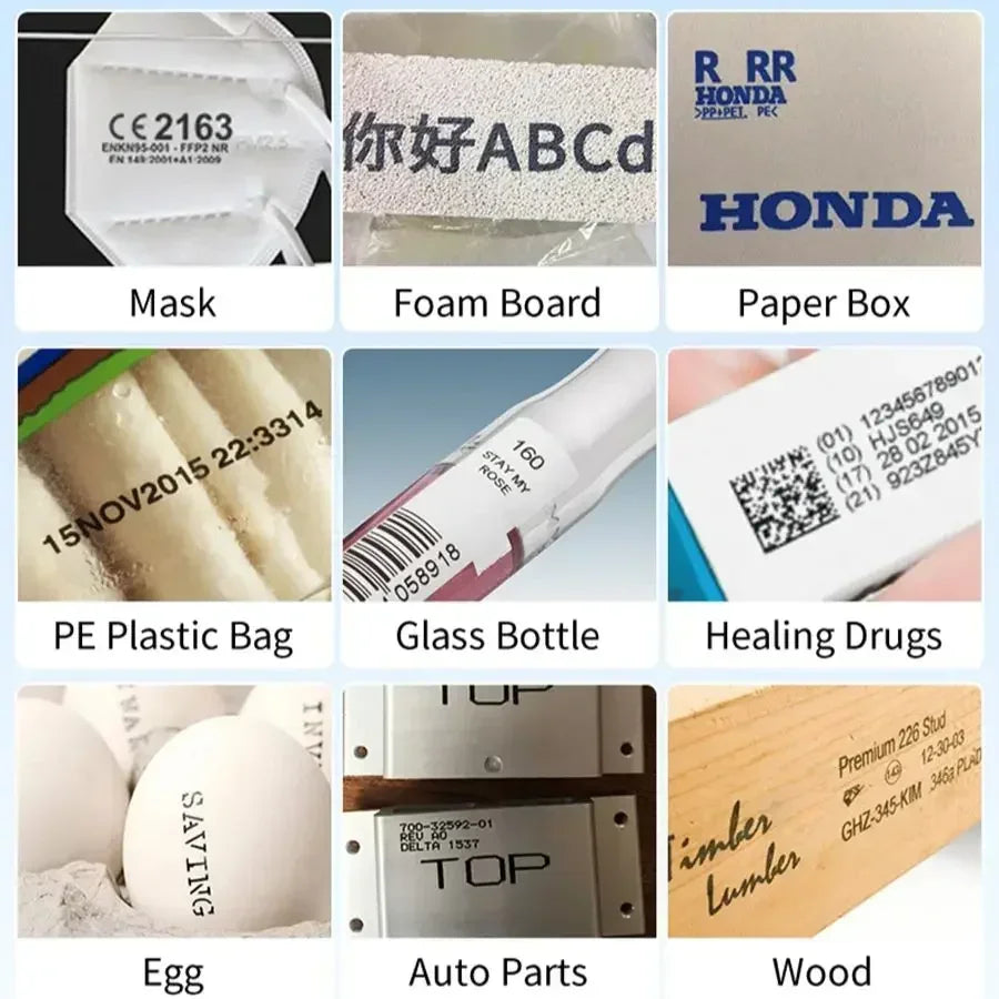 WILLITA Portable Inkjet Printer for Batch Numbers Barcodes