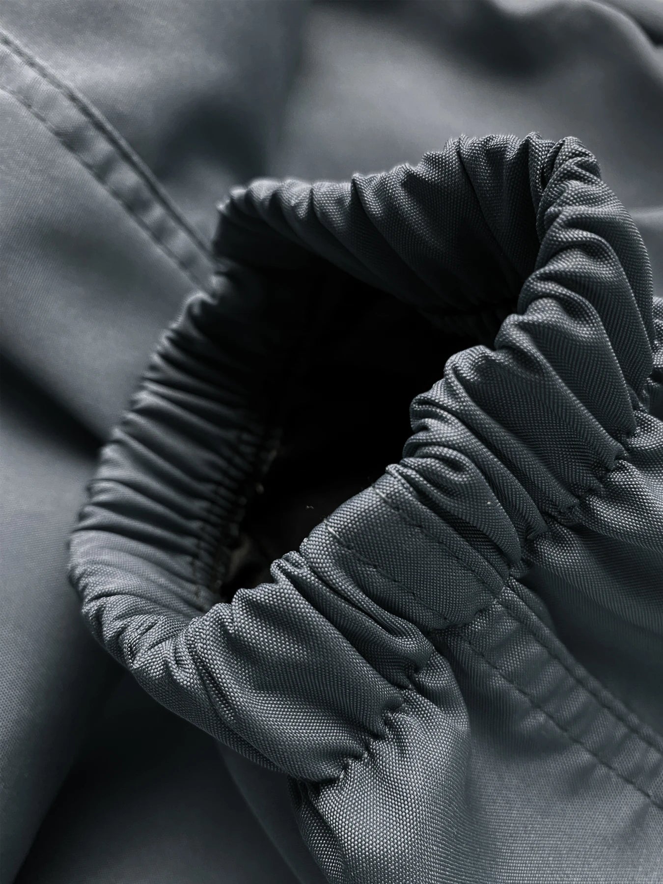 Mens Loose Fit Ankle Length Work Pants With Elastic Waist