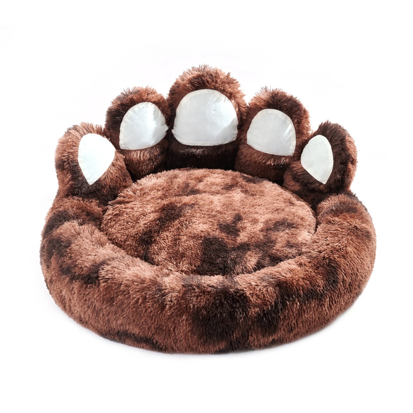 Paw Shape Dog Bed Cozy Warm Thick Cushion for Pets Deluxe