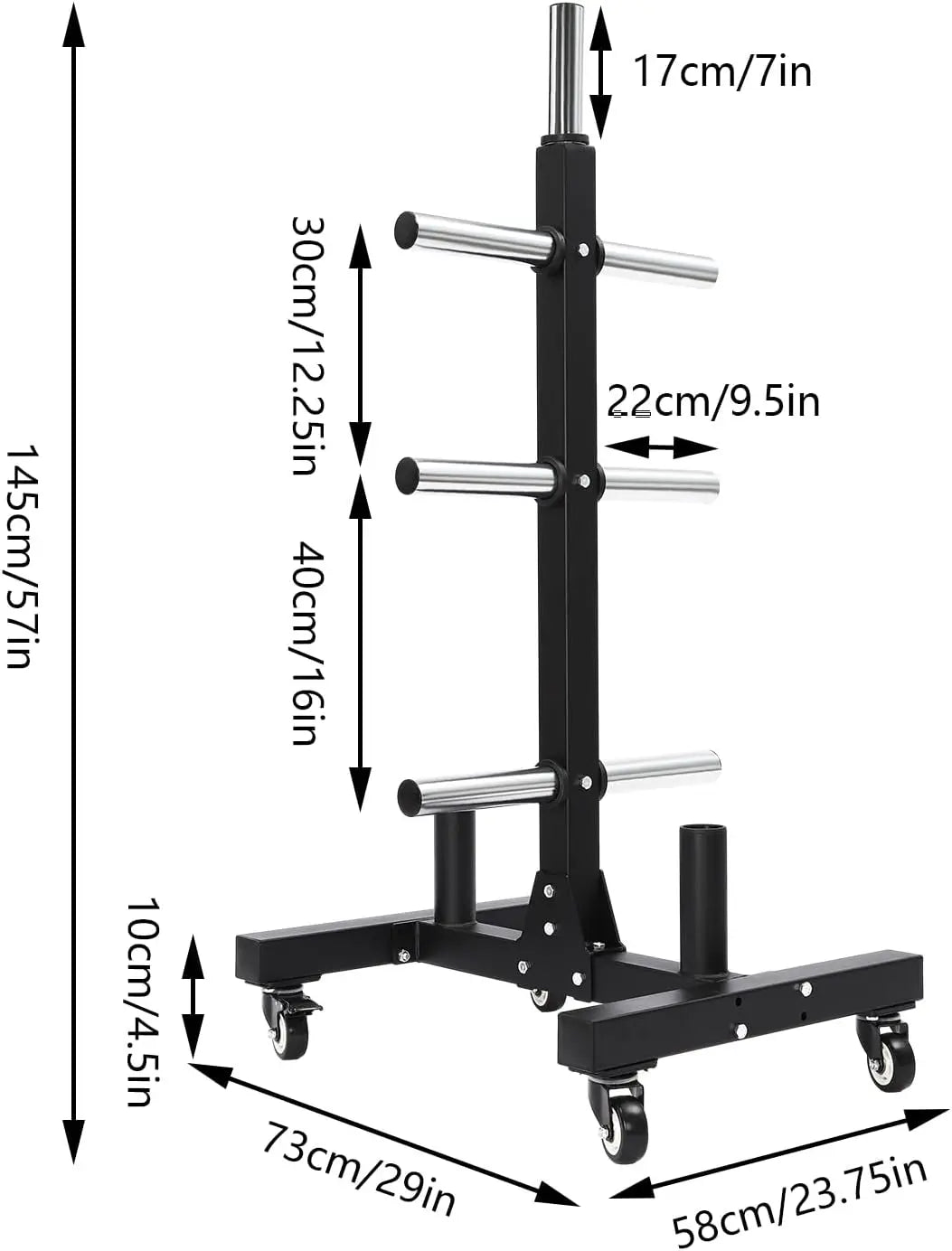 Hign-Concerned Heavy Duty Weight Plate Dumbbell Rack Tree