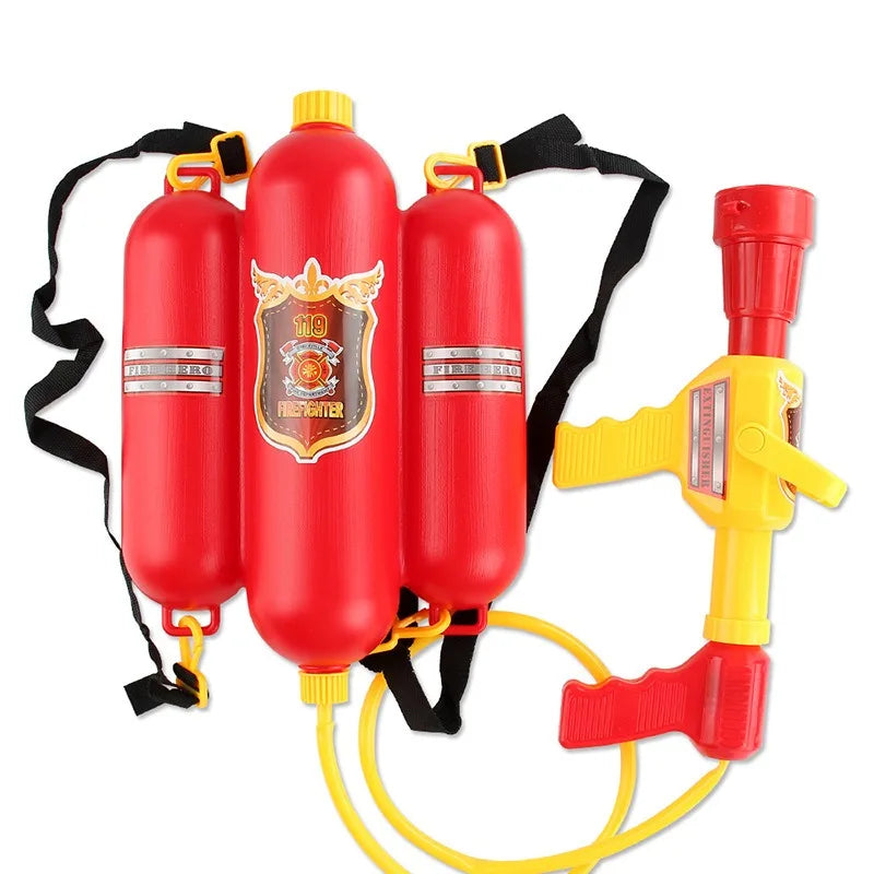 Myjck Fireman Role Play Water Gun Extinguisher Toy Set