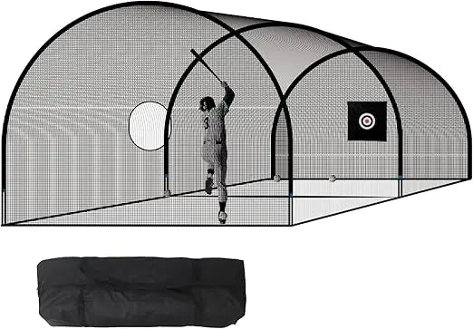 Pro 20ft Baseball Batting Cage Net Frame Backyard Training
