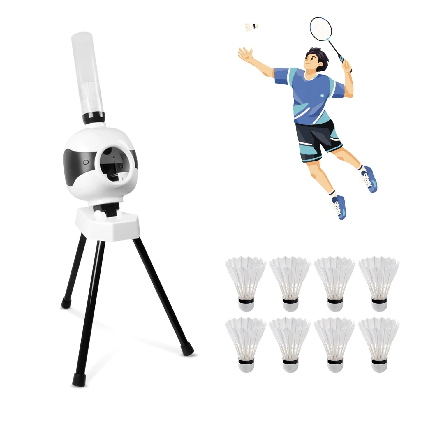 Automatic Badminton Serve Machine Portable Self Training