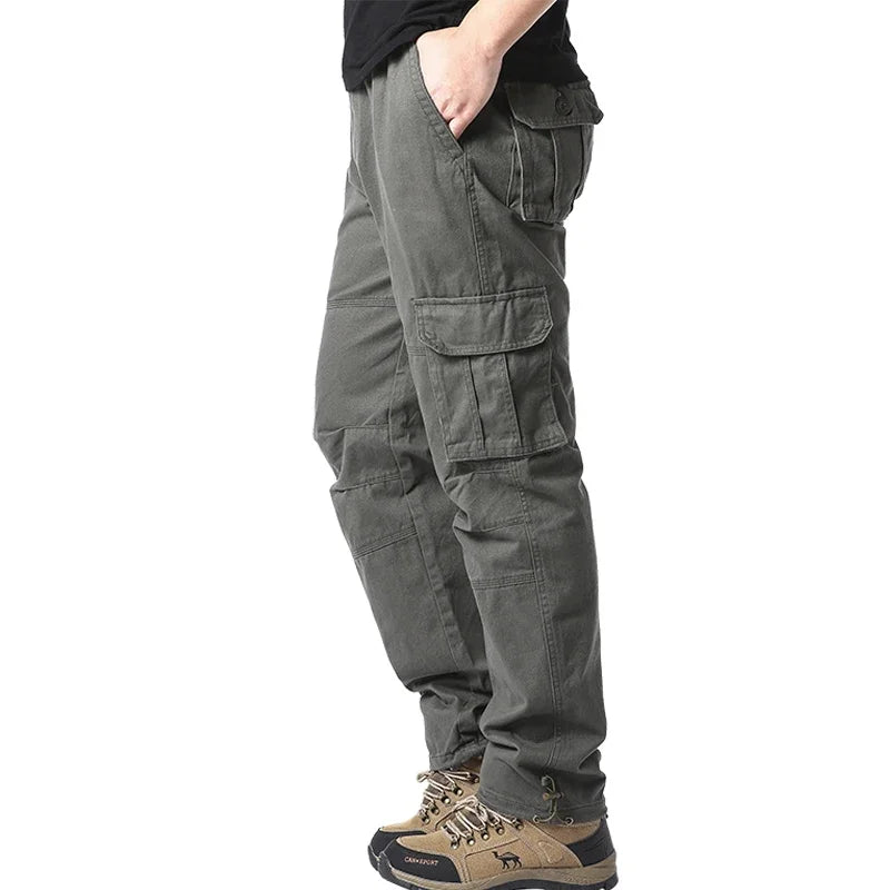 ENWEIGECN Loose Mens Overalls With Large Pocket Cotton