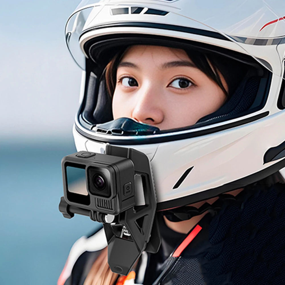 GoPro Gripper Helmet Mount Clamp For DJI Osmo Action