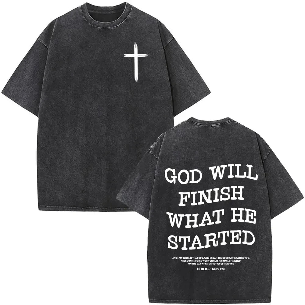 Jesus Faith Overcomes Fear Bible Christian Scripture Tee