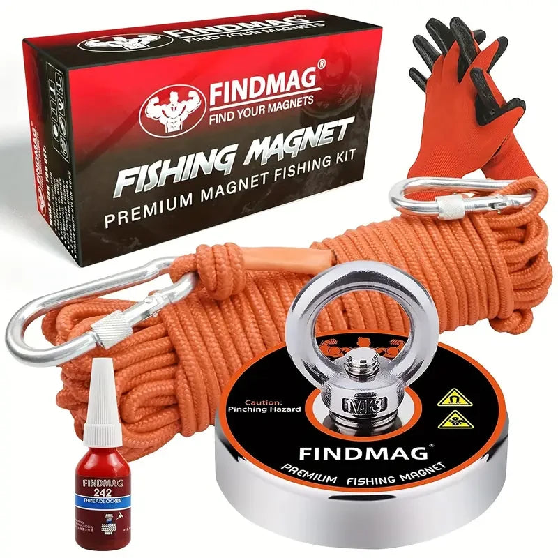 Neodymium Fishing Magnets Kit With Strong Pulling Power