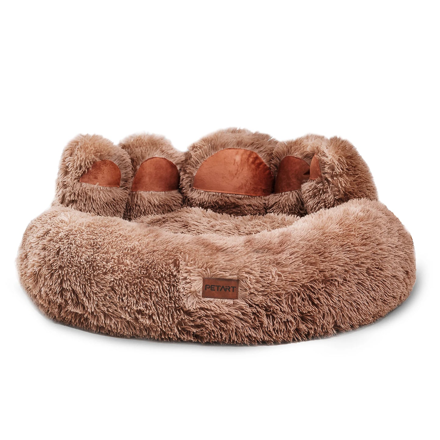 Paw Shape Dog Bed Cozy Warm Thick Cushion for Pets Deluxe