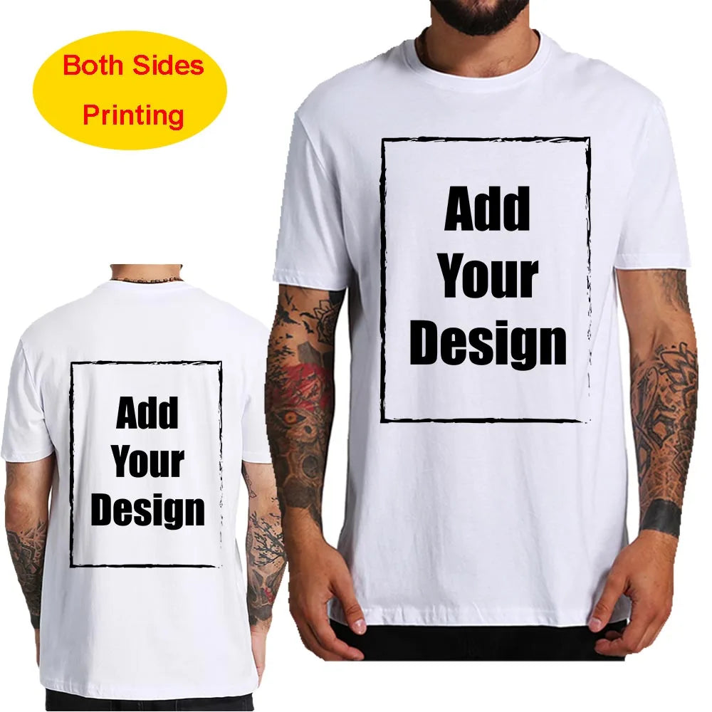 Maymavarty Custom Men T Shirt Print 100 Percent Cotton