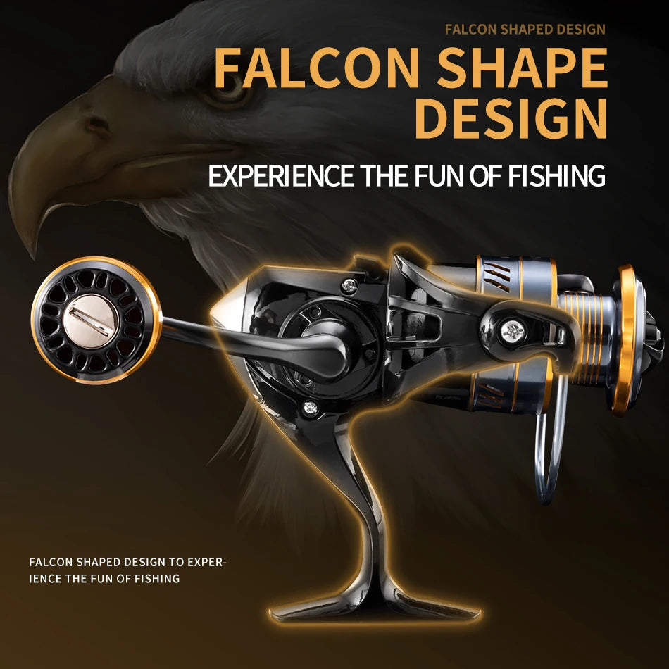 Rooblinos HM New Spinning Reel High Speed Max Drag