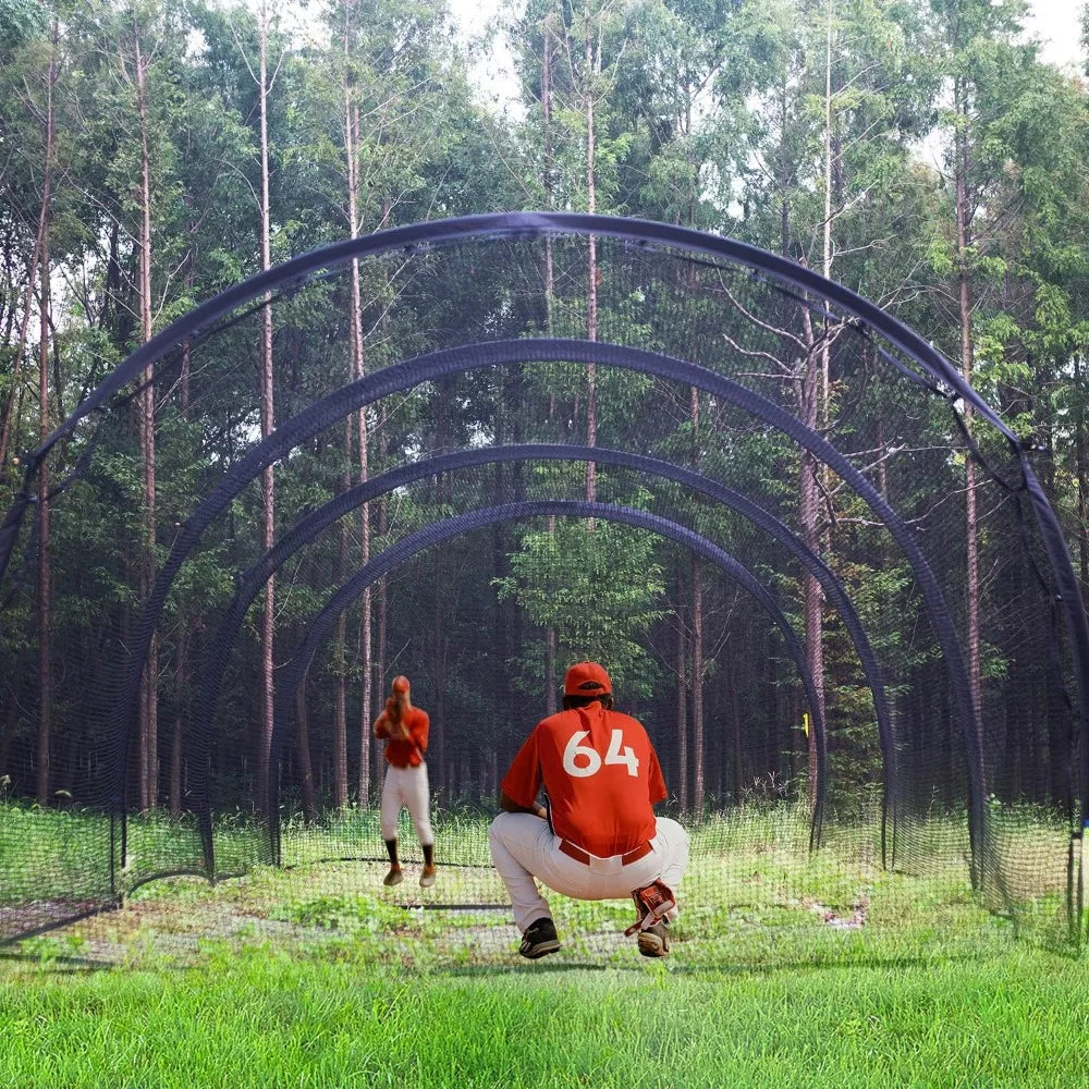 Pro 20ft Baseball Batting Cage Net Frame Backyard Training