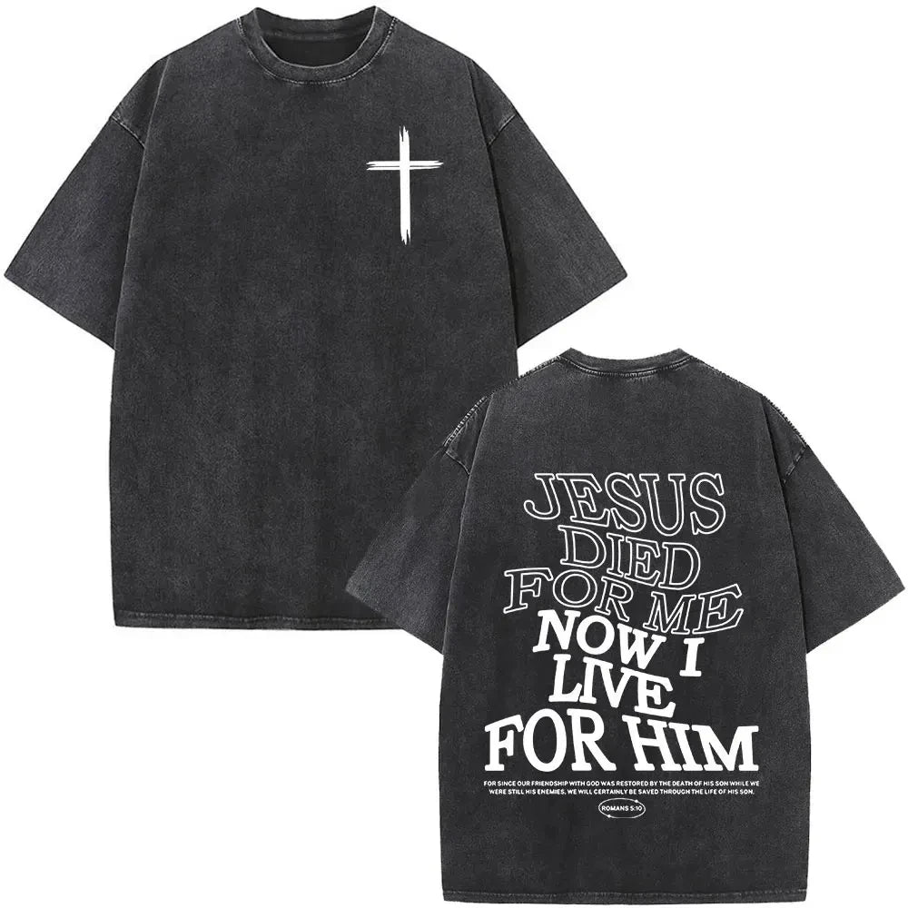 Jesus Faith Overcomes Fear Bible Christian Scripture Tee