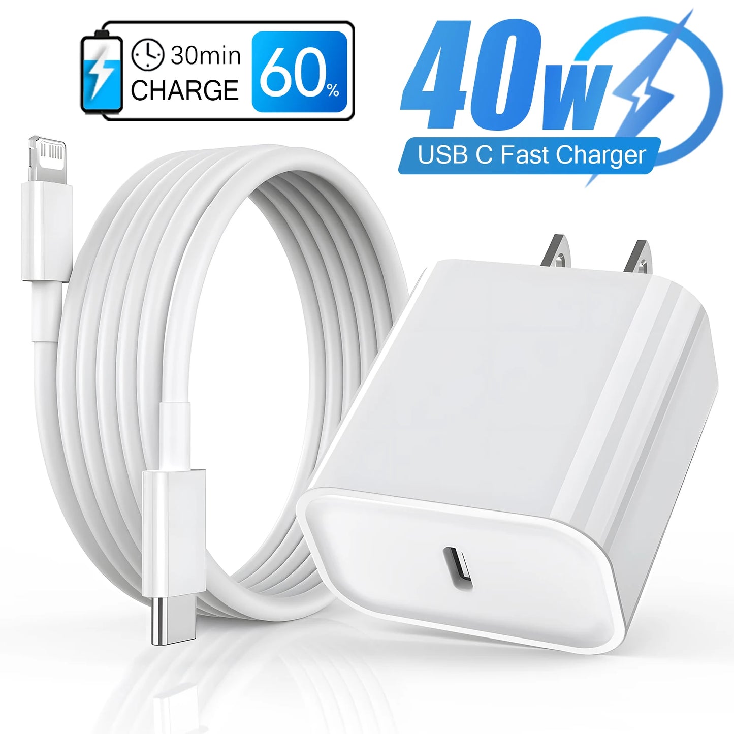 Nu Styles 4Ever 40W USB C Fast Charger For iPhone Pro