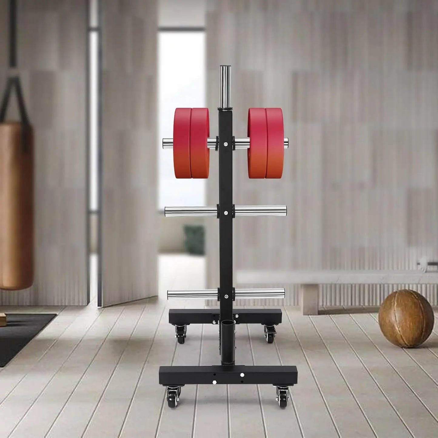 Hign-Concerned Heavy Duty Weight Plate Dumbbell Rack Tree