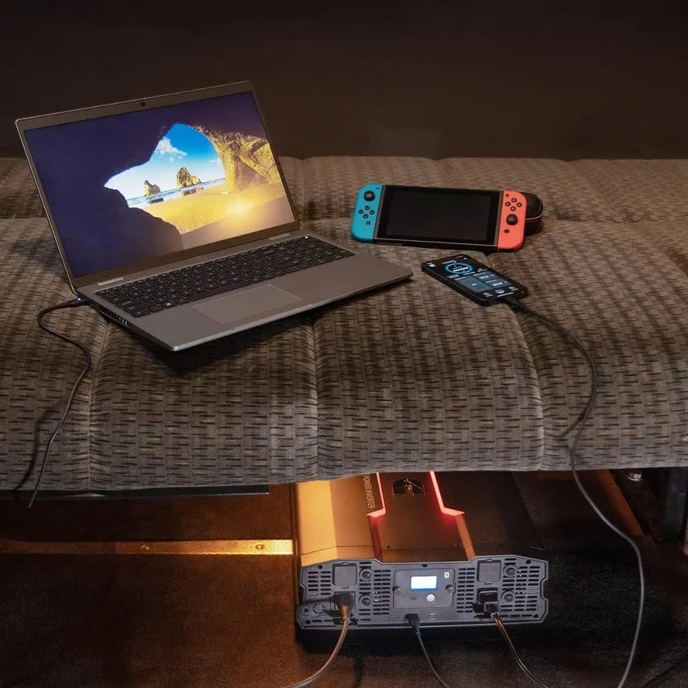 Hign-concerned 4000W Inverter 12V to 110V AC Outlets USB