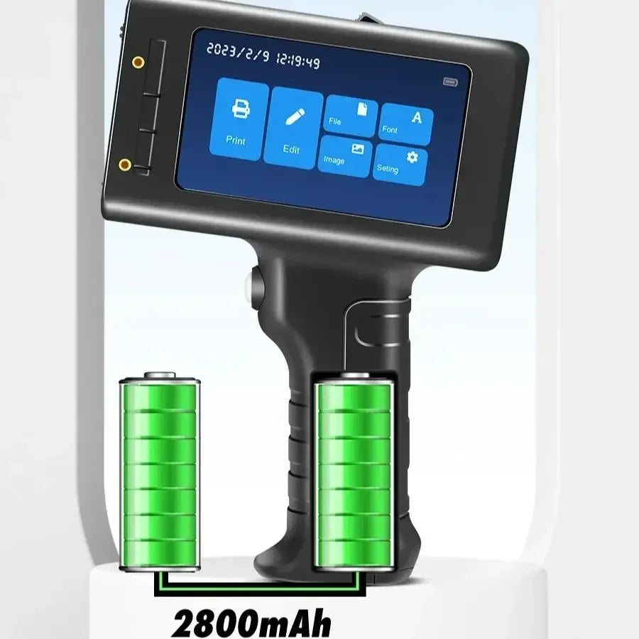 WILLITA Portable Inkjet Printer for Batch Numbers Barcodes