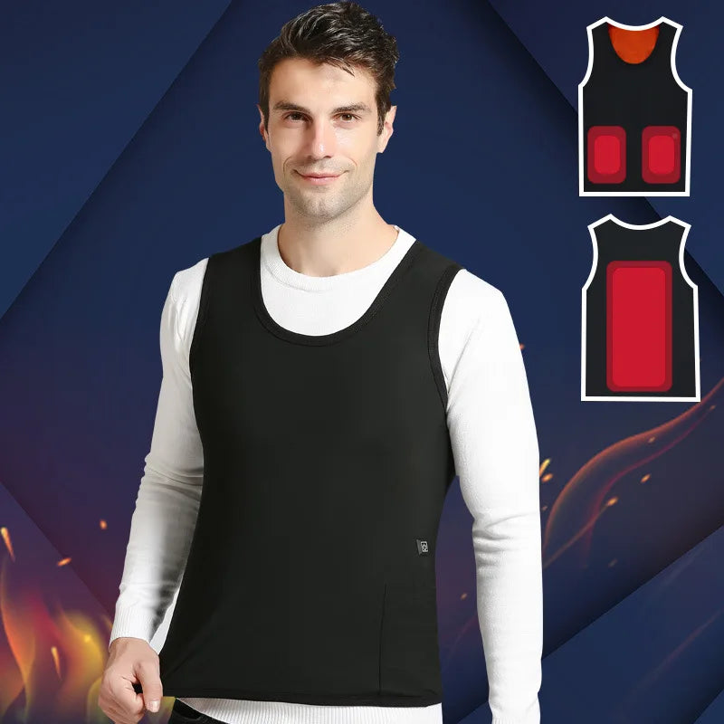 Fujian Heated Vest Jacket Unisex Thermal Sleeveless Skiing
