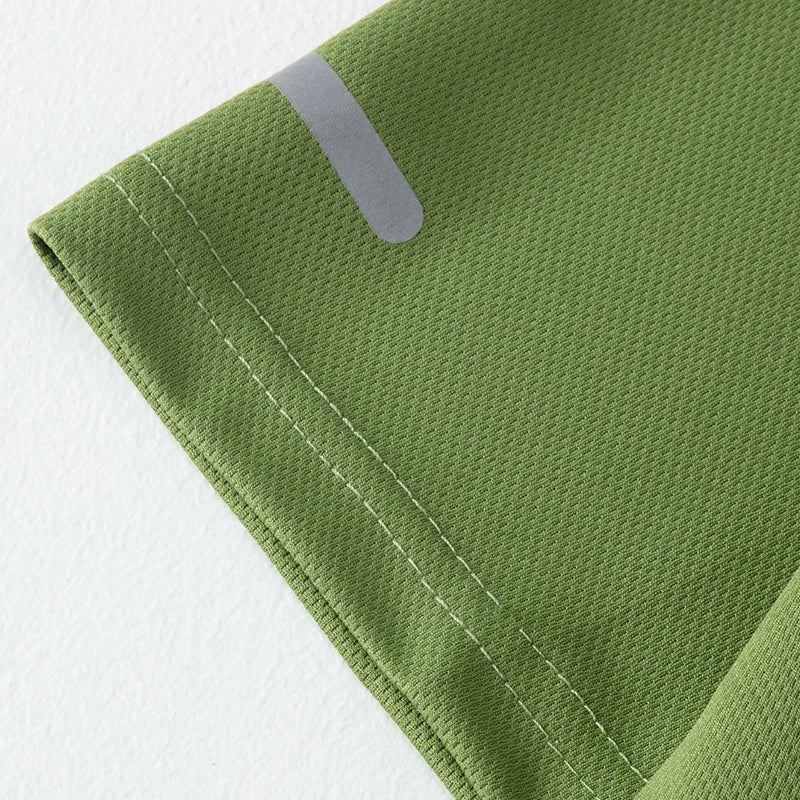 Mens Quick Dry Short Sleeve Sports Tee Solid Color Top