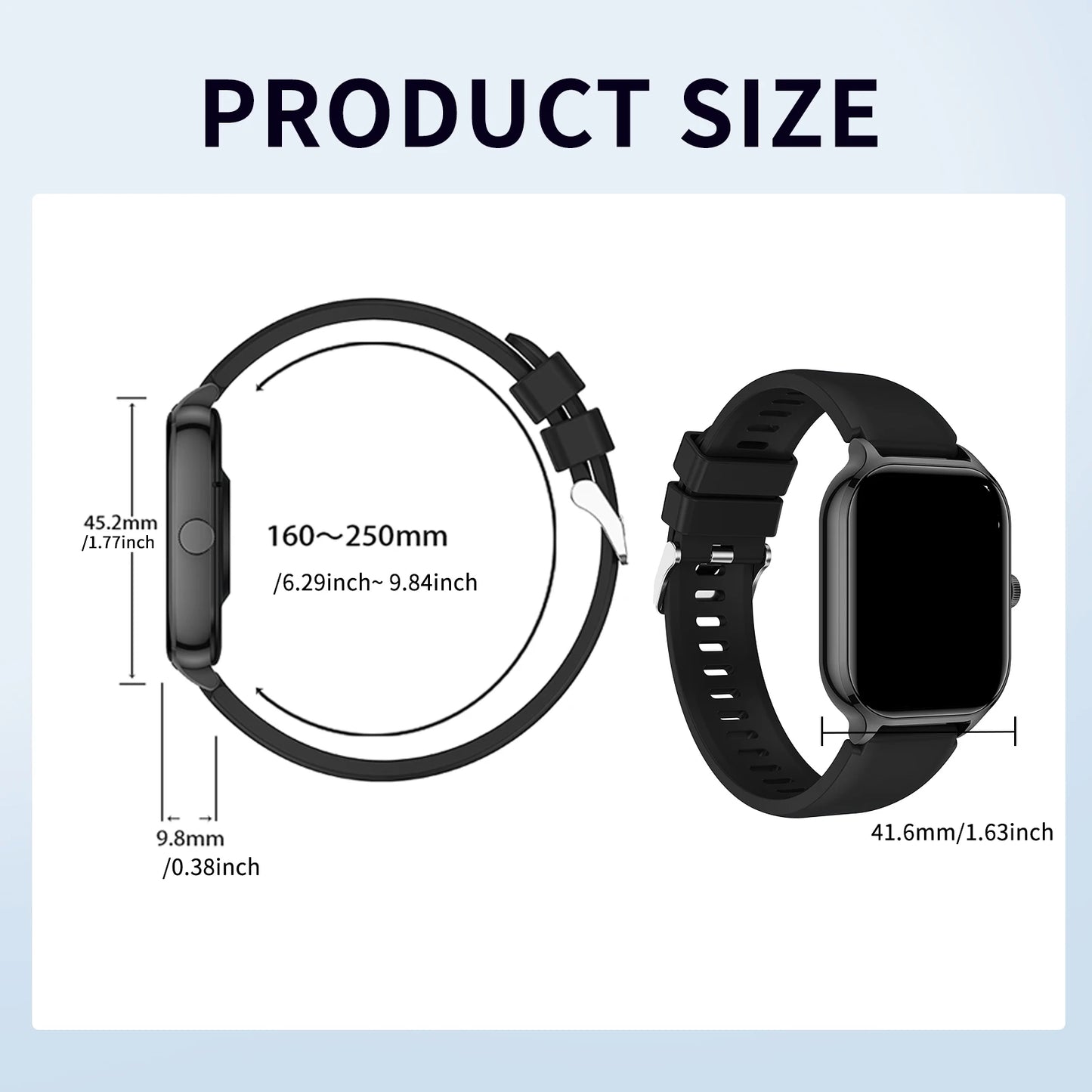 Smartwatch With Wireless Calling Dial And Fitness Monitoring