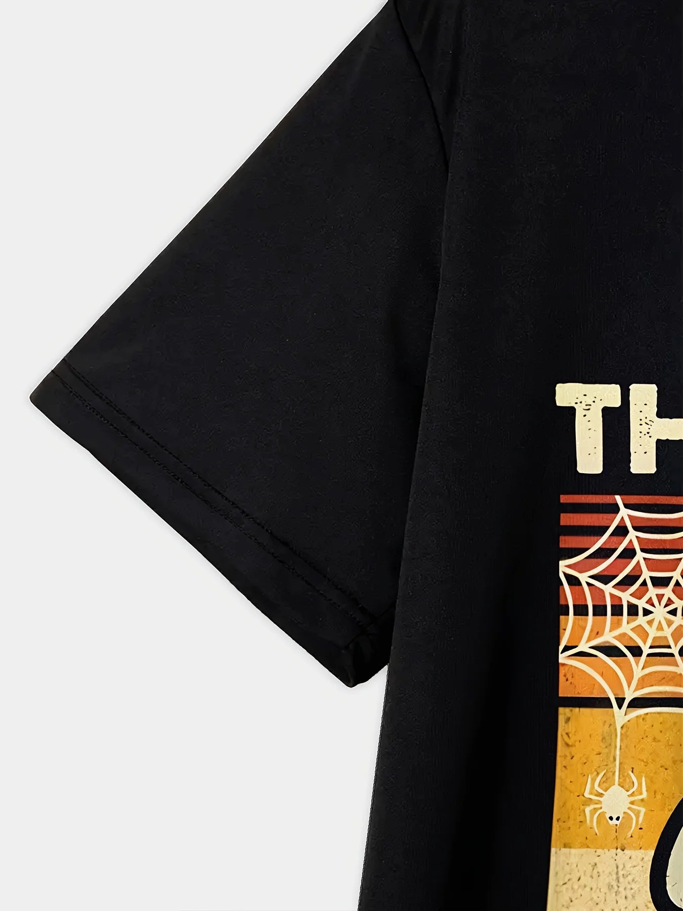 Mens Cotton Ghost Graphic Tee Casual Everyday Wear Official