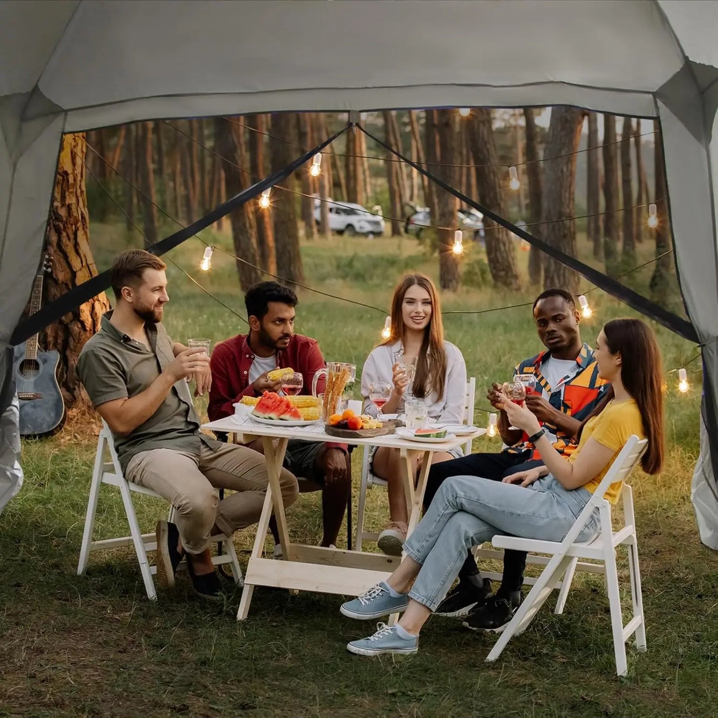 Nu Styles 4Ever Screen Tent for Camping Easy Setup Gazebo