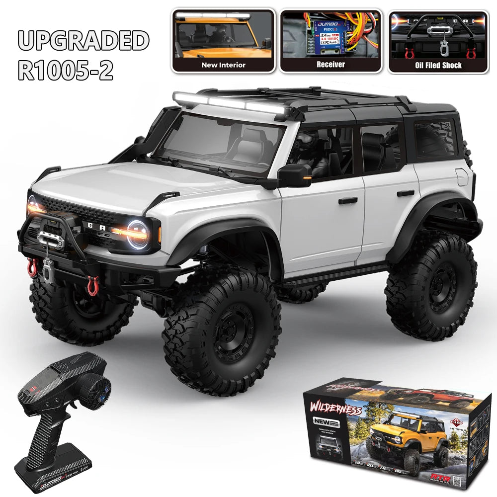 Jikefun HB R1001 One Tenth RC Crawler 4WD Ready To Go USA