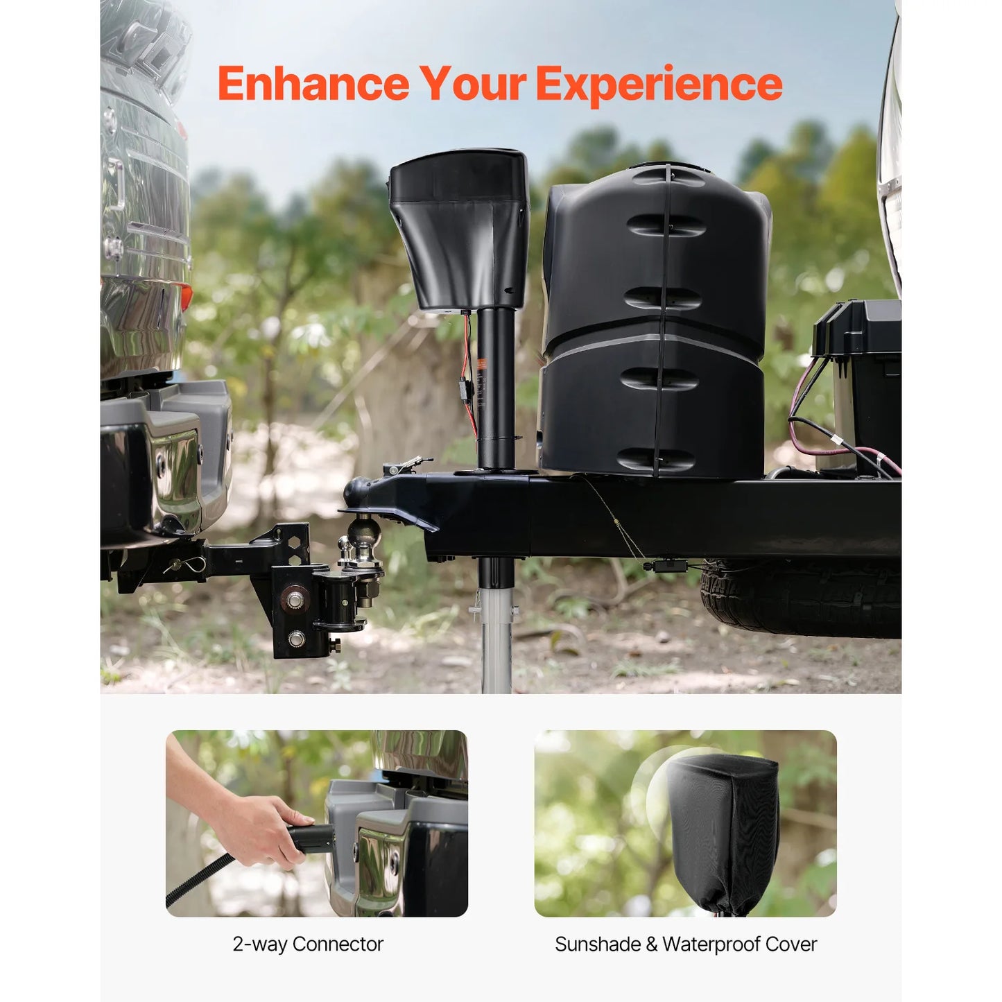 SucceBuy Electric Trailer Jack 5000Lbs Power Tongue Jack