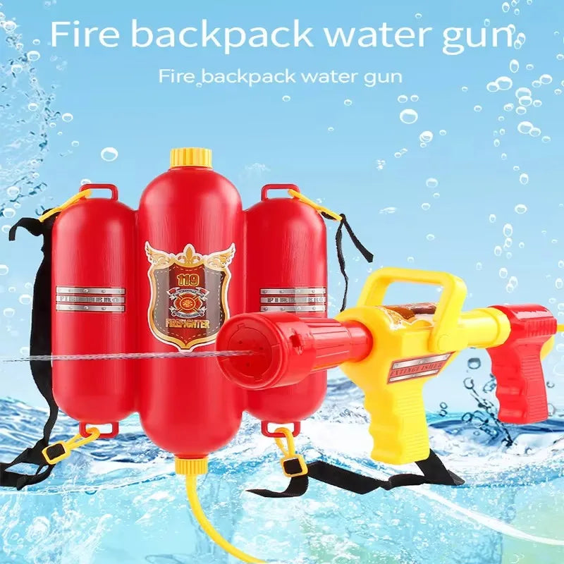 Myjck Fireman Role Play Water Gun Extinguisher Toy Set