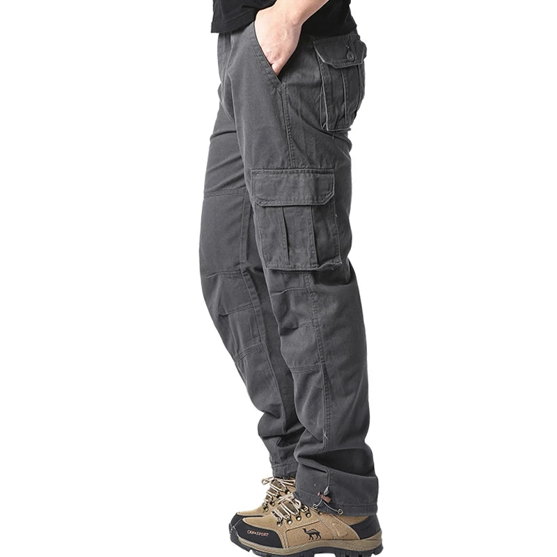 ENWEIGECN Loose Mens Overalls With Large Pocket Cotton