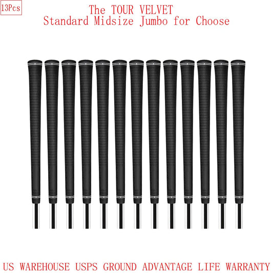 Tour Velvet Golf Club Grips Rubber Anti Slip 13 Pack