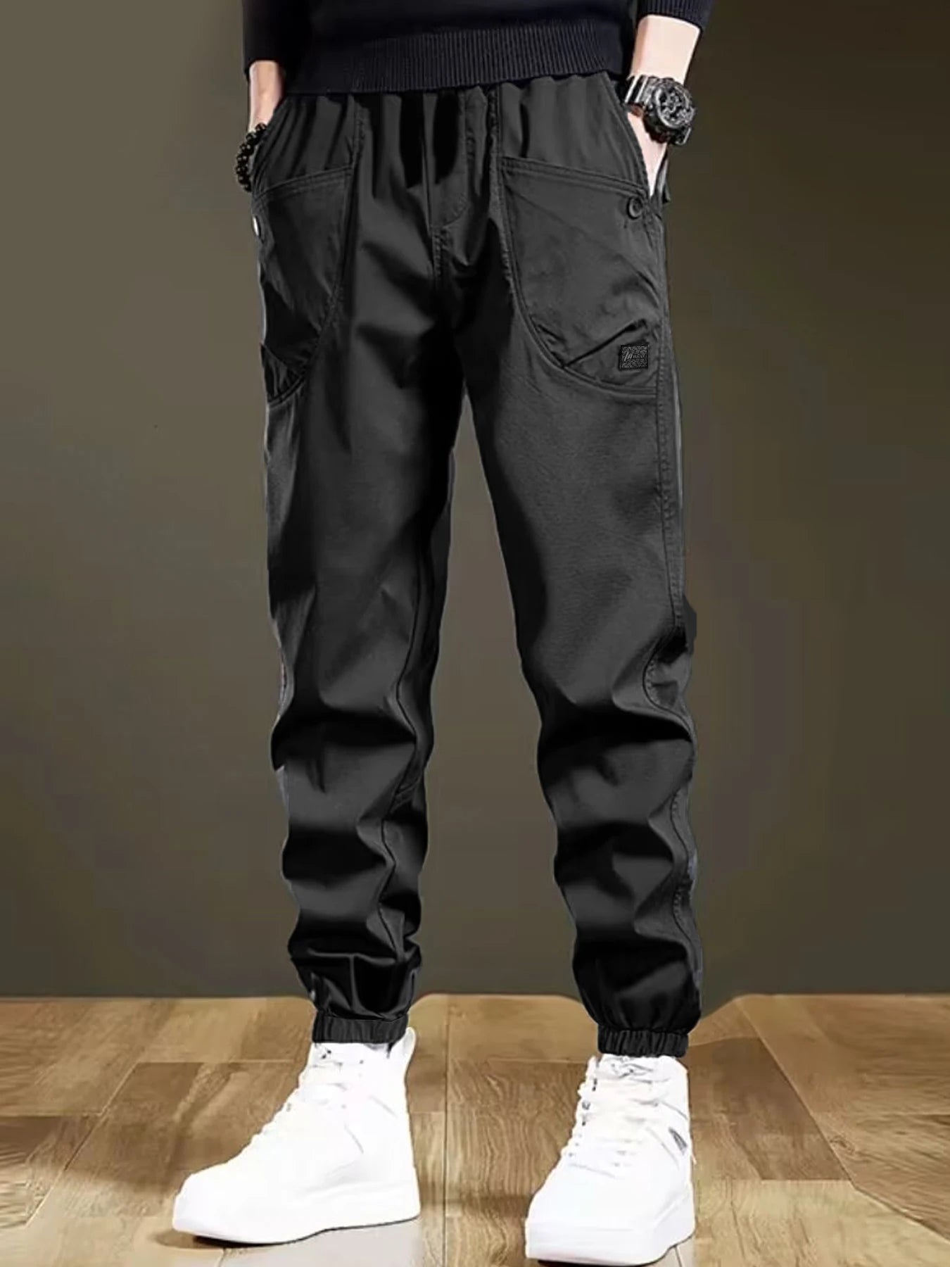 Thin 2025 Outdoor Paratrooper Pants For Men Straight Leg