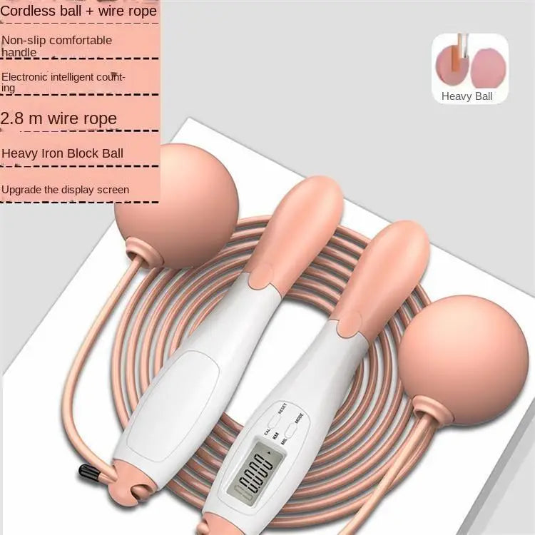 Simaland Cordless Jump Rope With LCD Counter For Fitness