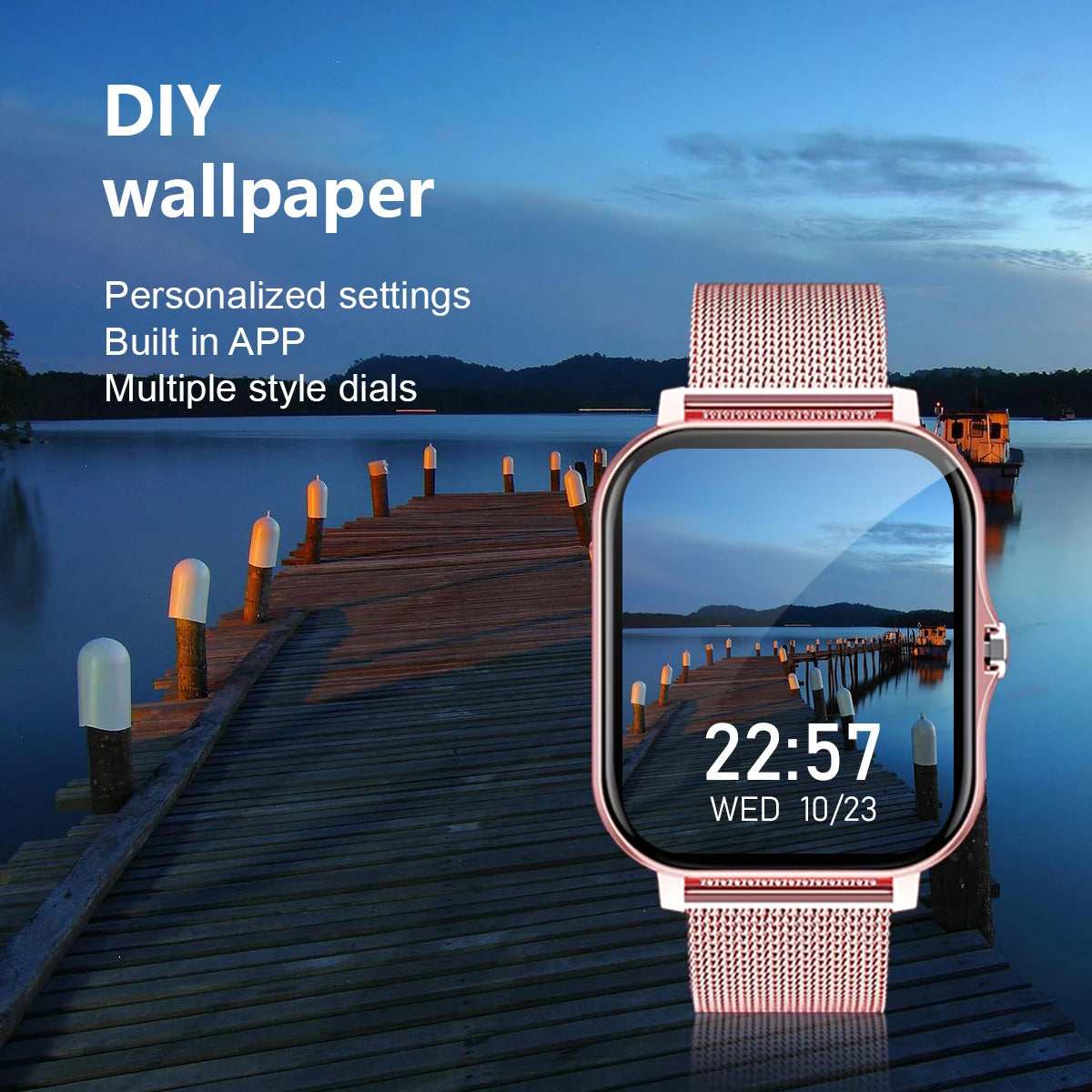 Smartwatch With Wireless Calling Dial And Fitness Monitoring