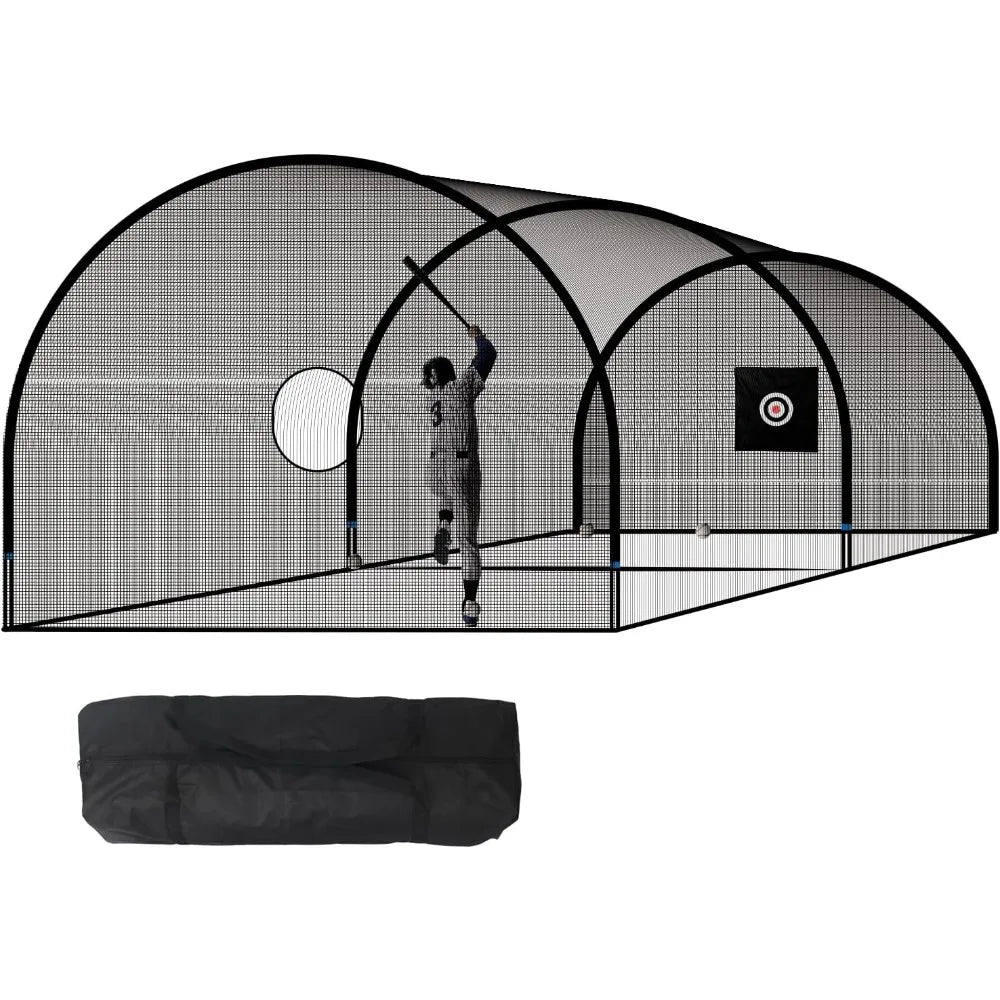 Pro 20ft Baseball Batting Cage Net Frame Backyard Training