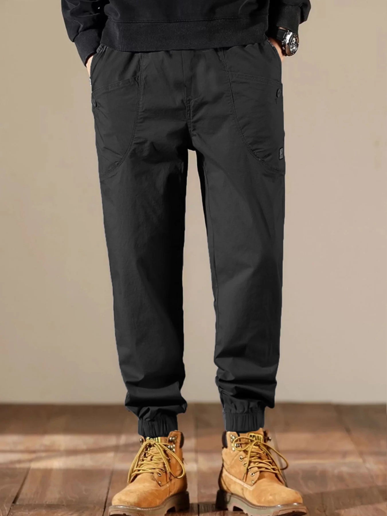 Thin 2025 Outdoor Paratrooper Pants For Men Straight Leg