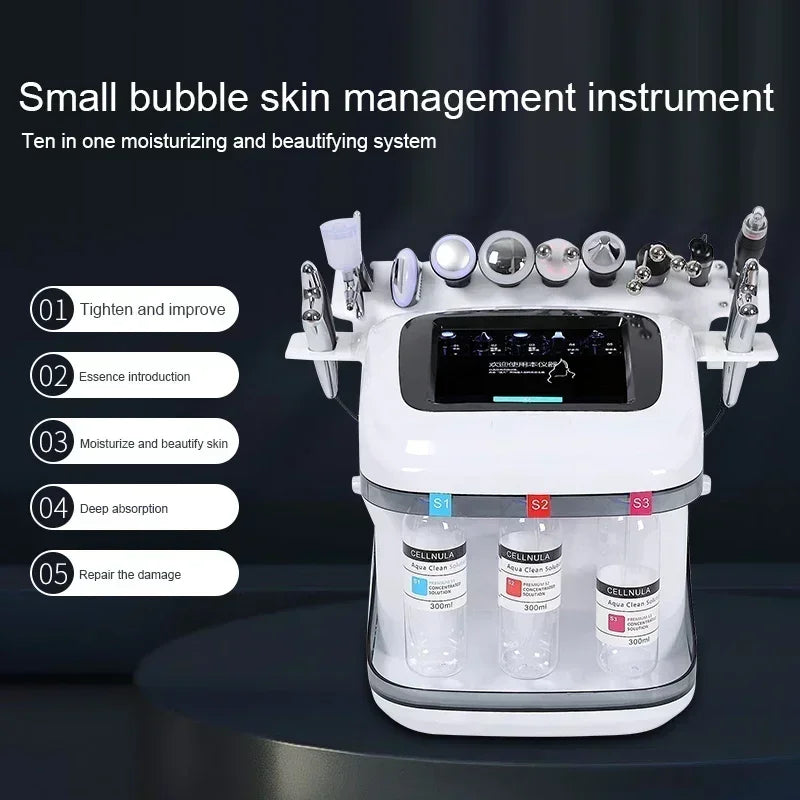 10 In 1 Water Oxygen Jet Peel Hydro Facial Machine