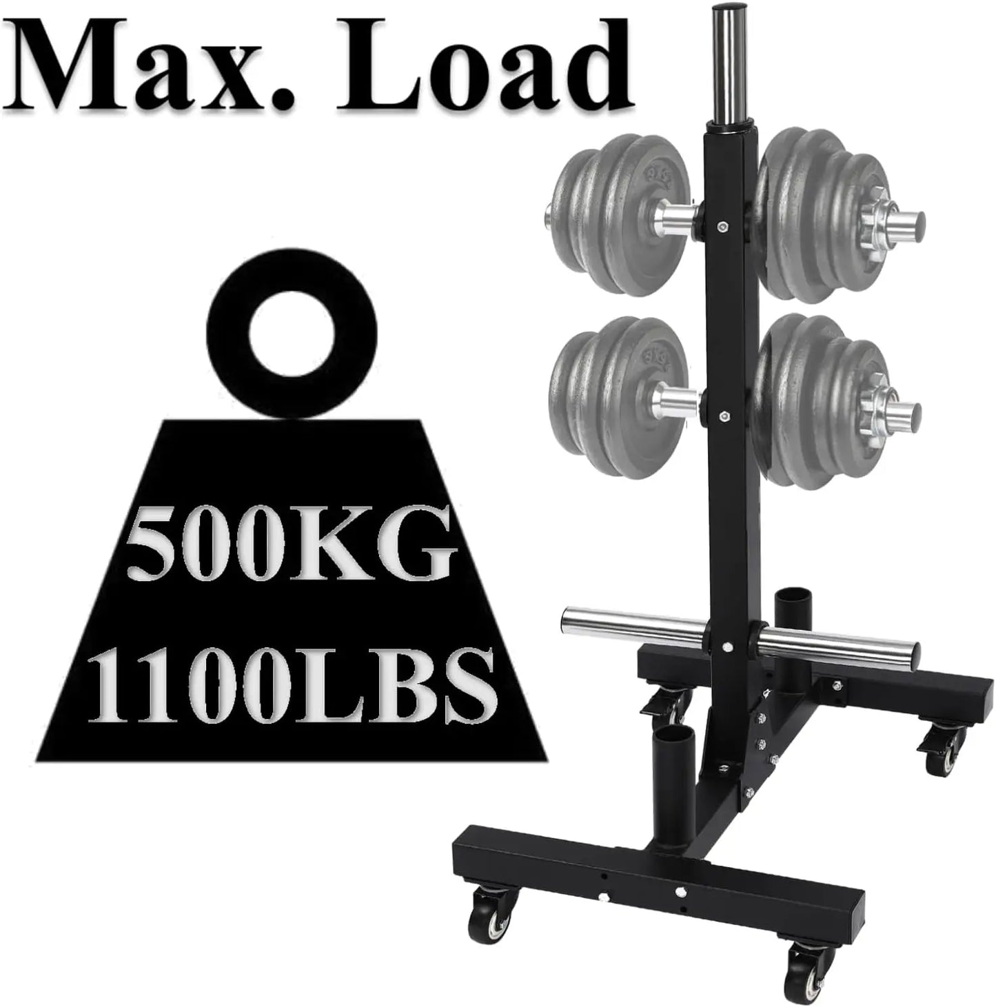 Hign-Concerned Heavy Duty Weight Plate Dumbbell Rack Tree