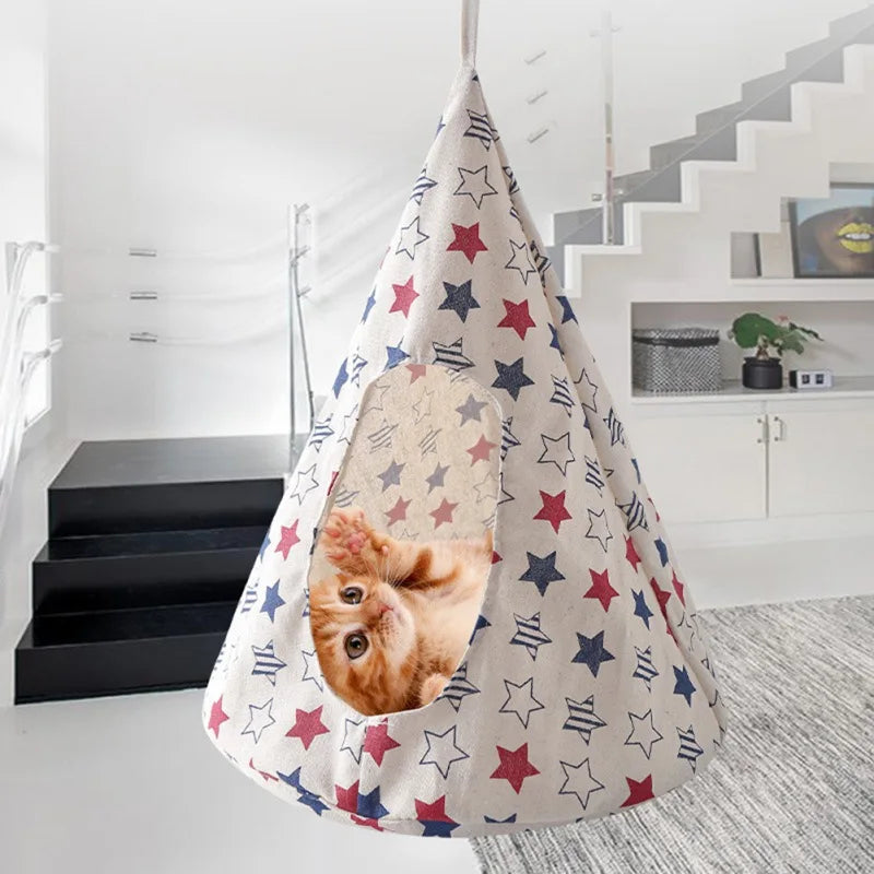 Hammock Cat Bed House Window Cushion Basket Nest Cave